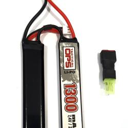 TACTICAL OPS - Batterie LI-PO 7.4V 1300mAh
