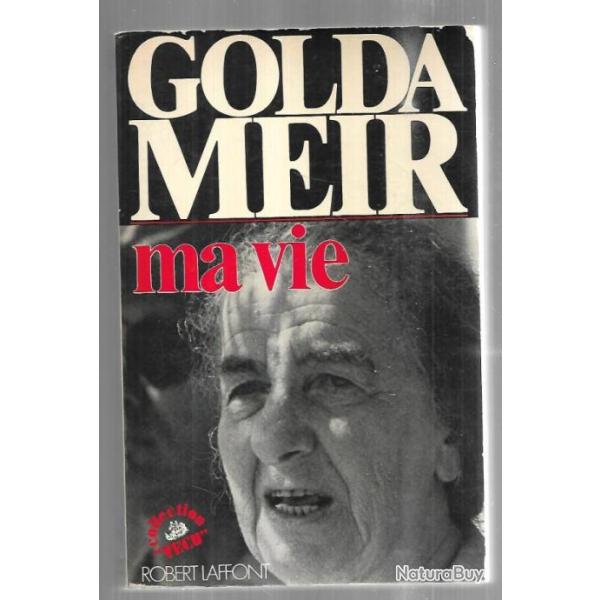golda meir ma vie autobiographie collection v�cu