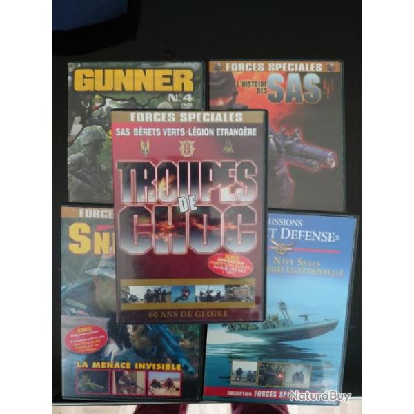 Lot DVD militaria