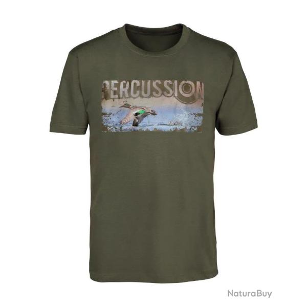 Tee Shirt S�rigraphie Canard Percussion-L