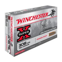 Balles De Chasse Winchester Power Point Calibre 308WIN-180 grains