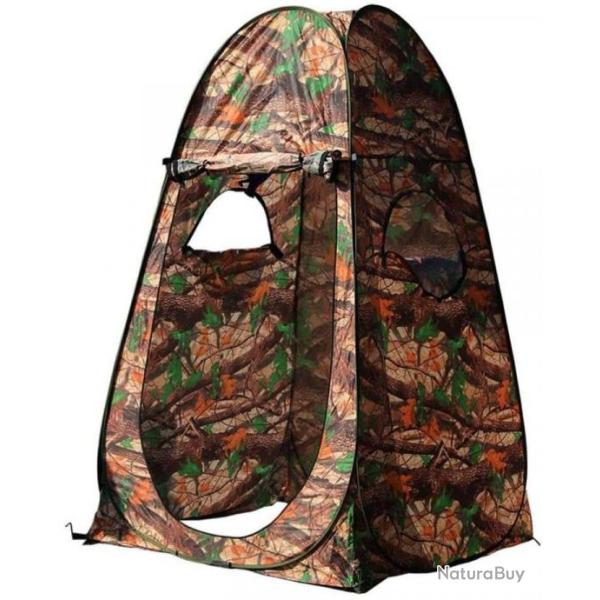 Affut Hutte Tente de Chasse Camouflage Tente de Camouflage sans Sol Parfaite pour la Chasse Huteau