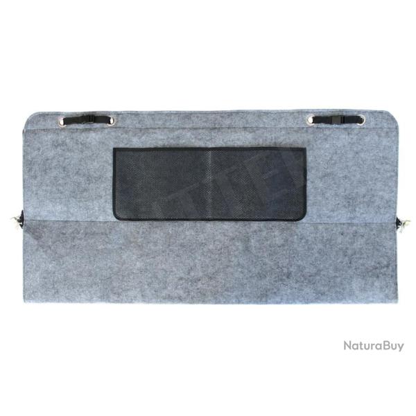 HOUSSE FUSIL DOUBLE DE VOITURE EN FEUTRE 120X60CM FOURREAU FUSIL VERROUILLABLE