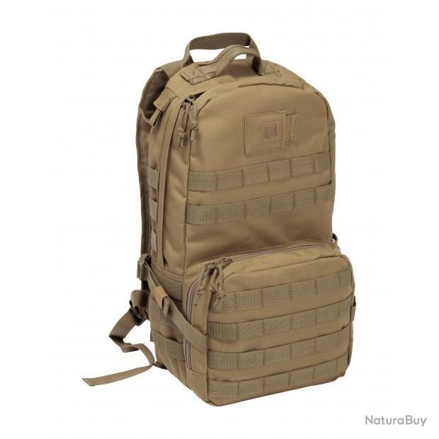 Sac à dos - Militaire - Nylon - Imperméable - 20-35 L - Beige
