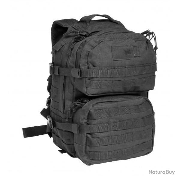 Sac � dos militaire 30L avec passants molle noir police s�curit� gendarmerie