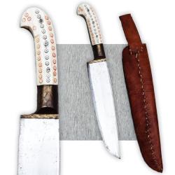 TRES RARE & SUBLIME DAGUE/POIGNARD YATAGAN TURC DE TYPE COURT EMPIRE OTTOMAN XIX ORIGINAL