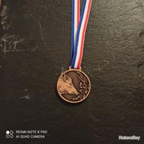 M�daille cotation troph�e sanglier �chelon bronze