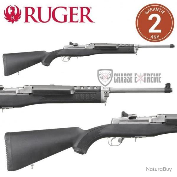 Carabine RUGER MINI-14 RANCH Inox Synth�tique 47Cm cal 223 Rem