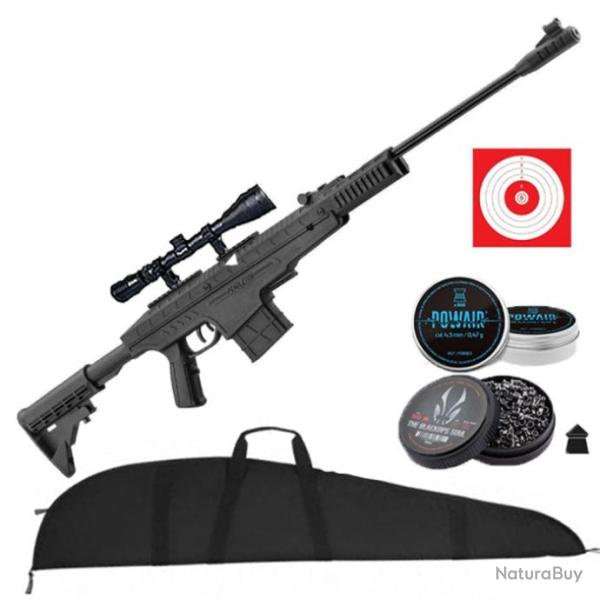 Carabine  plomb BO Manufacture Tactique Pendleton - Gas piston - 4.5 mm / Pack Premium