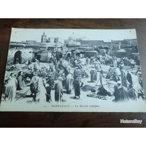 CP PAYS  MAROC  MARRAKECH   le march� indigene