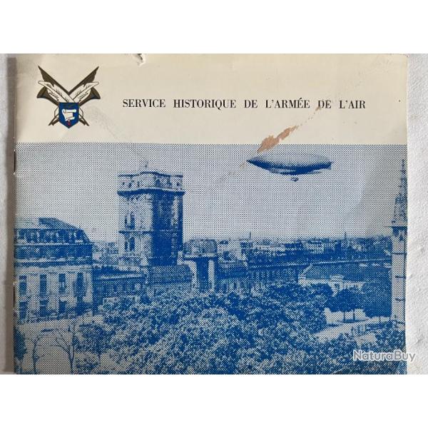 Rare Livret : Service Historique de l'arm�e de l'air