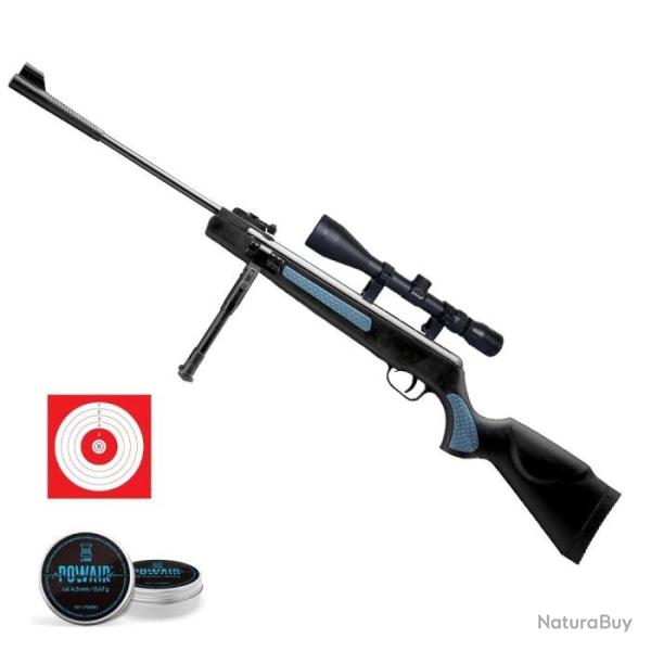 Carabine Artemis Snowpeak SR1400F noir/gris - Cal. 4.5 mm 4.5 mm / Ca - 4.5 mm / Pack Tir / 45 cm