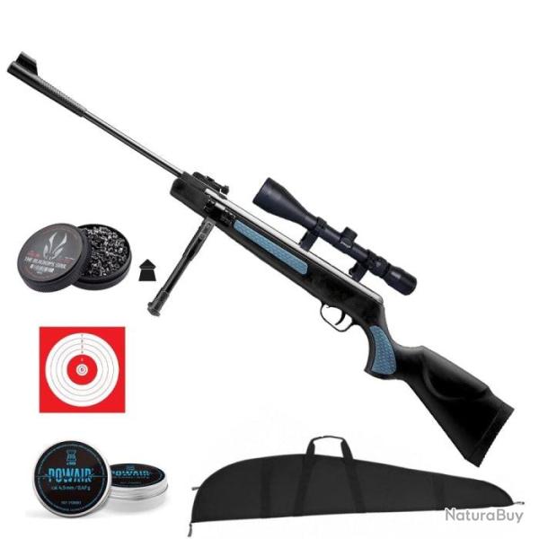 Carabine Artemis Snowpeak SR1400F noir/gris - Cal. 4.5 mm 4.5 mm / Ca - 4.5 mm / Pack Premium / 45 c