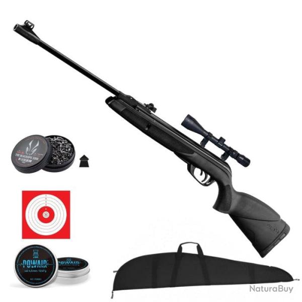 Carabine � plomb Gamo Black Shadow synth�tique - Cal. 4.5 - 4.5 mm / Pack Premium
