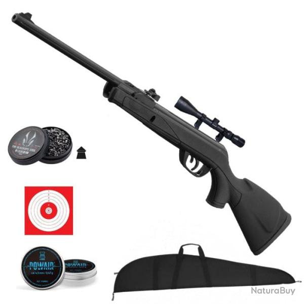 Carabine � plomb Gamo Delta Synth�tique - Cal. 4.5 mm - Noir / Pack Premium