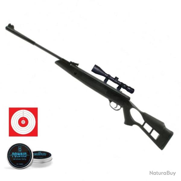 Carabine � plomb Hatsan Striker Edge synth�tique noir - Cal. 4.5 4.5 - 4.5 mm / Pack Tir