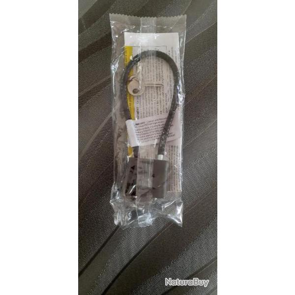 Cadenas de scurit pour armes neuf coloris noir