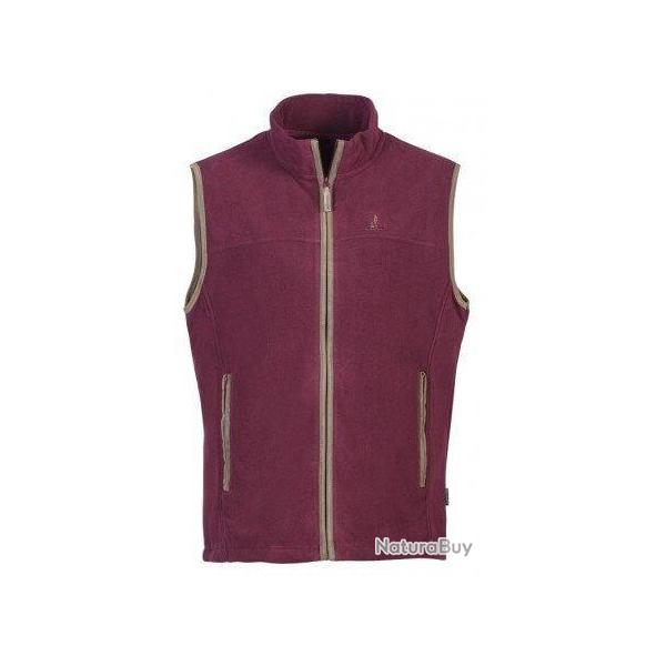 Gilet polaire Scotland bordeaux PERCUSSION