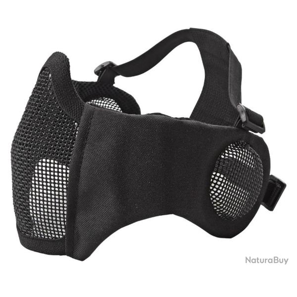 ASG - Masque M�tal et Protection Oreilles Noir
