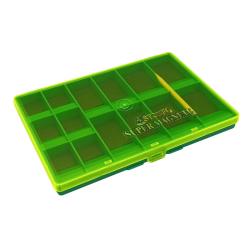 Boite &agrave; Hame&ccedil;ons Magn&eacute;tique Large (14 cases, simple face) Vert Stonfo