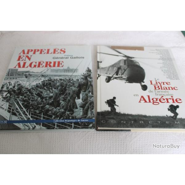 Lot 2 albums guerre en Alg�rie