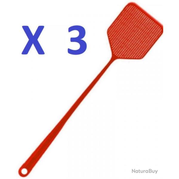 Lot de 3 GRANDE TAPETTE A MOUCHE 42 CM INSECTE