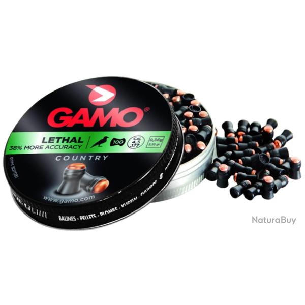 100 PLOMBS GAMO LETHAL MASTER CALIBRE 4.5mm