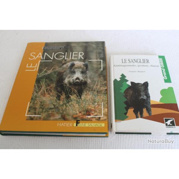 Lot 2 livres le sanglier