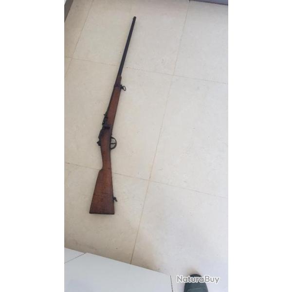 fusil gras  transforme  carabine chasse  calibre 14mm