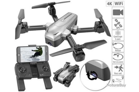 Drone S186 - Drone d'évitement d'obstacles à 4 côtés Flux optique 4K E