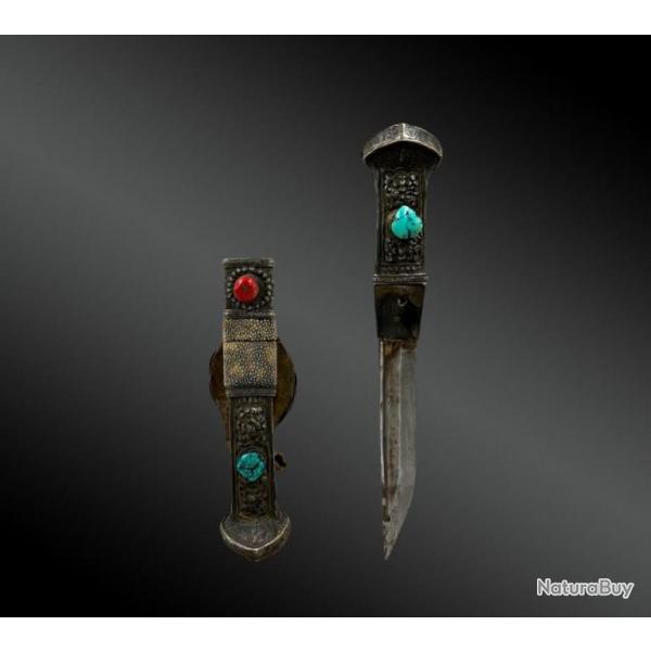 COUTEAU de PRESTIGE - Tibet - Fin du XIX�me ? d�but du XX�me si�cle