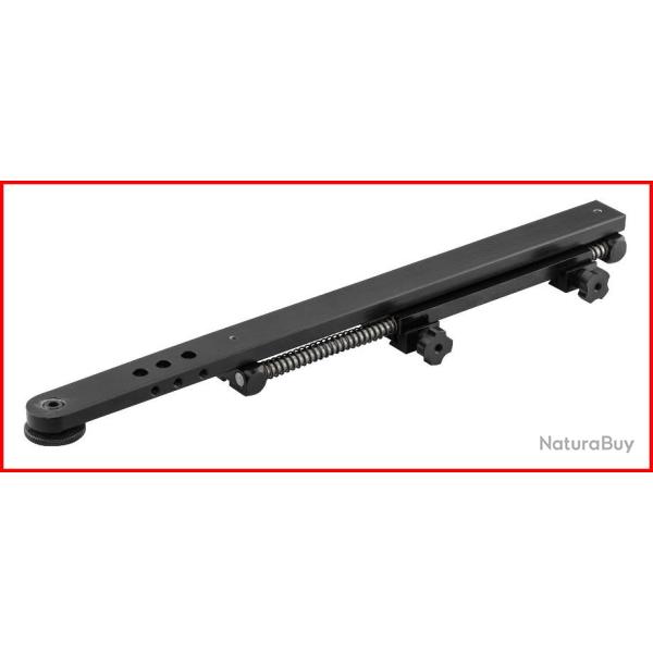 COMPENSATEUR DE RECUL MONOBLOC ALUMINIUM REGLABLE POUR RAIL DE 11MM