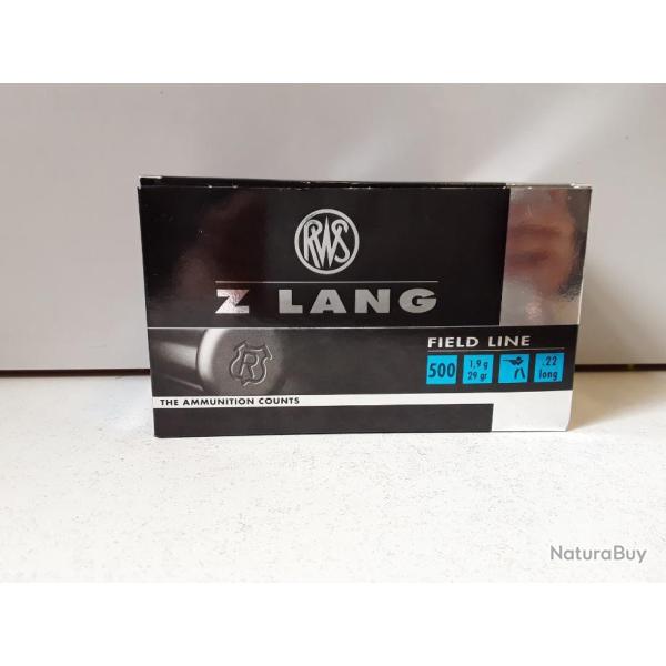 LOT DE 500 BALLES RWS Z LANG CAL 22LR