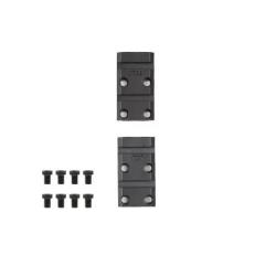 Paire d'embases Warne - Acier - Pour Browning X-Bolt