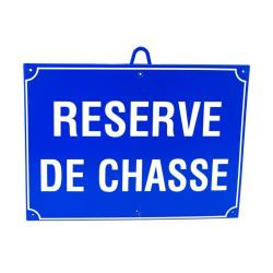 CHASSE RSERVE DIM 28 X 20 CM, BLEU