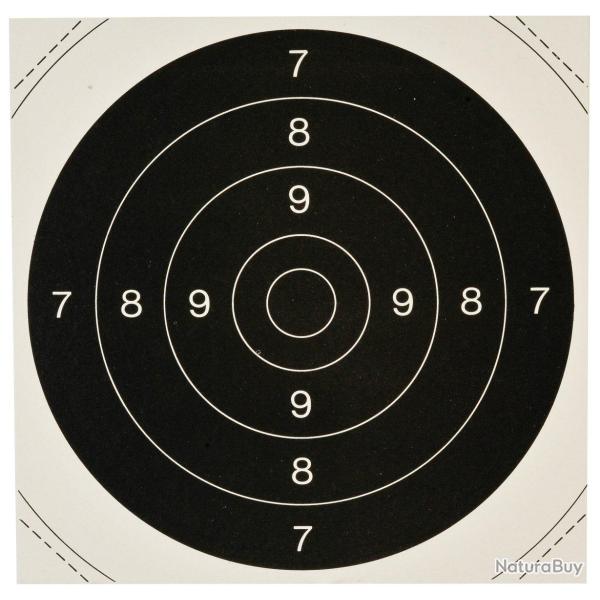 cibles 21 x 21 (visuelle du 53 x 53) les 100.