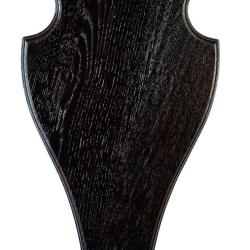 Ecusson Januel en chêne foncé pour cerf 450mm x 240mm