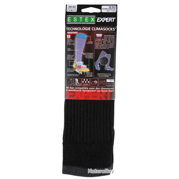 Mi-bas oxygene - climasocks� tricot epais - t/39-42