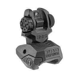 Organe de visee de secours arriere rabattable rbs - Noir