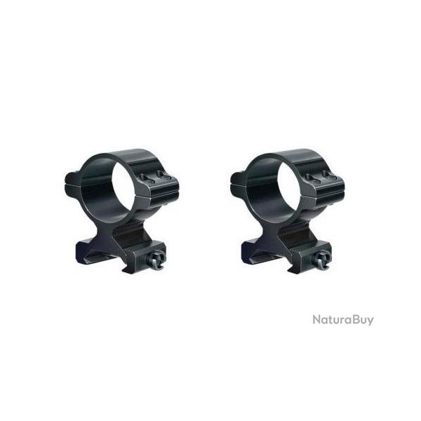 Colliers Tasco pour montage haut diam�tre 30 mm finition mate