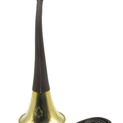 Corne cuivre à pavillon Januel - Avec bretelle - Sous blister - 40 cm