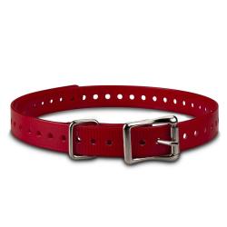 Collier polyuréthane pour dispositif de dressage Garmin - Rouge