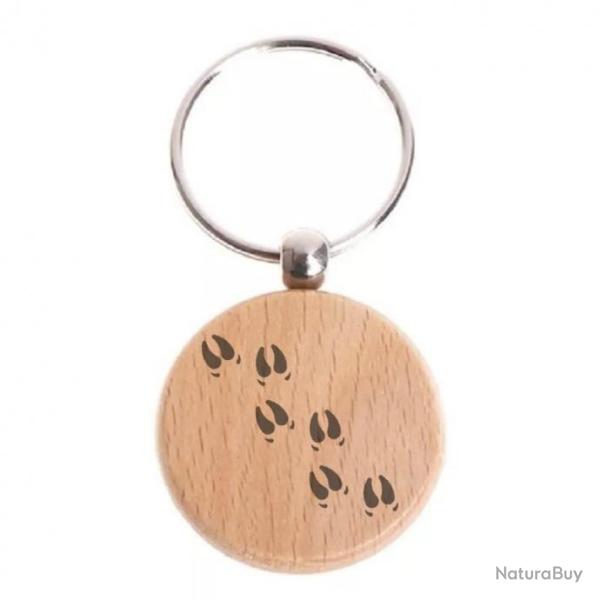 PORTE CL� TRACES SANGLIER GRAVURE RECTO - FRAIS DE PORT OFFERTS