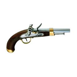 Pistolet Davide Pedersoli A Poudre Noire An XIII Calibre 69PN