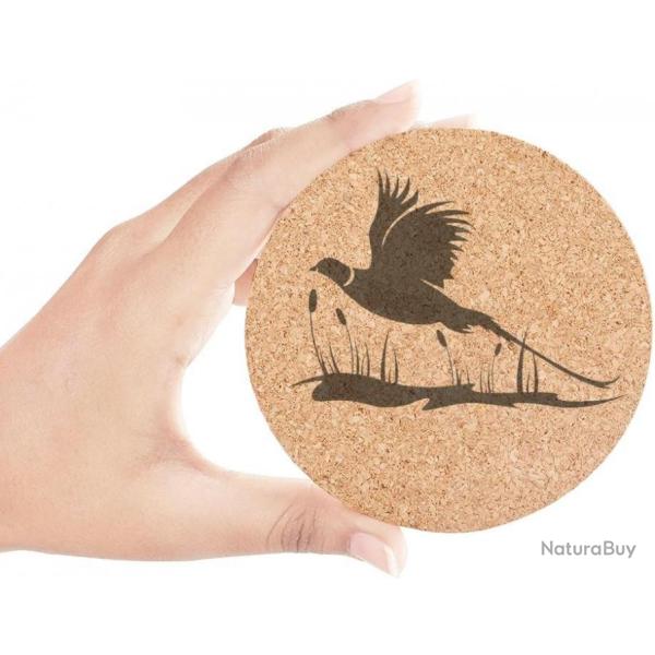 DESSOUS DE VERRE FAISAN