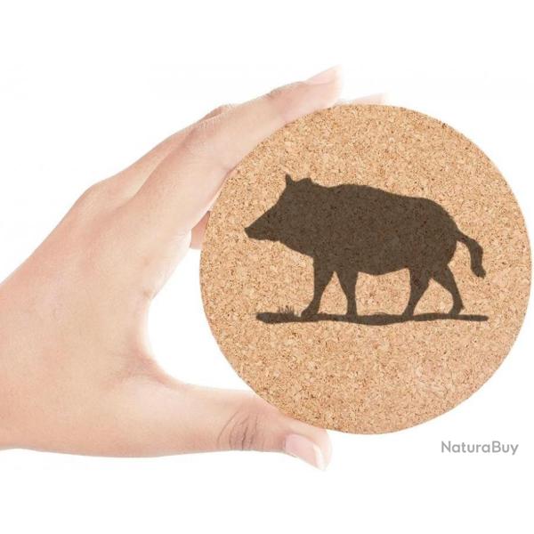 DESSOUS DE VERRE SANGLIER