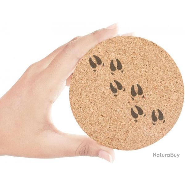 DESSOUS DE VERRE TRACES SANGLIER