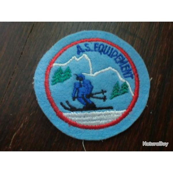 ecusson tissu brod�   A S EQUIPEMENT