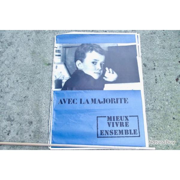 AFFICHE "AVEC LA MAJORITE" 51103