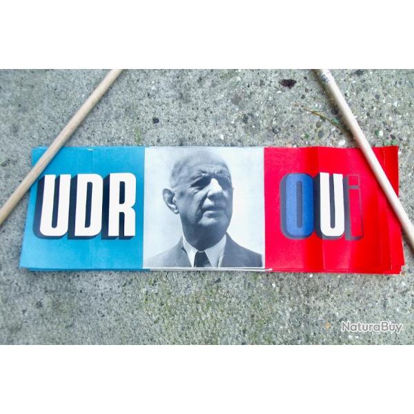 AFFICHE U.D.R. mai 1969